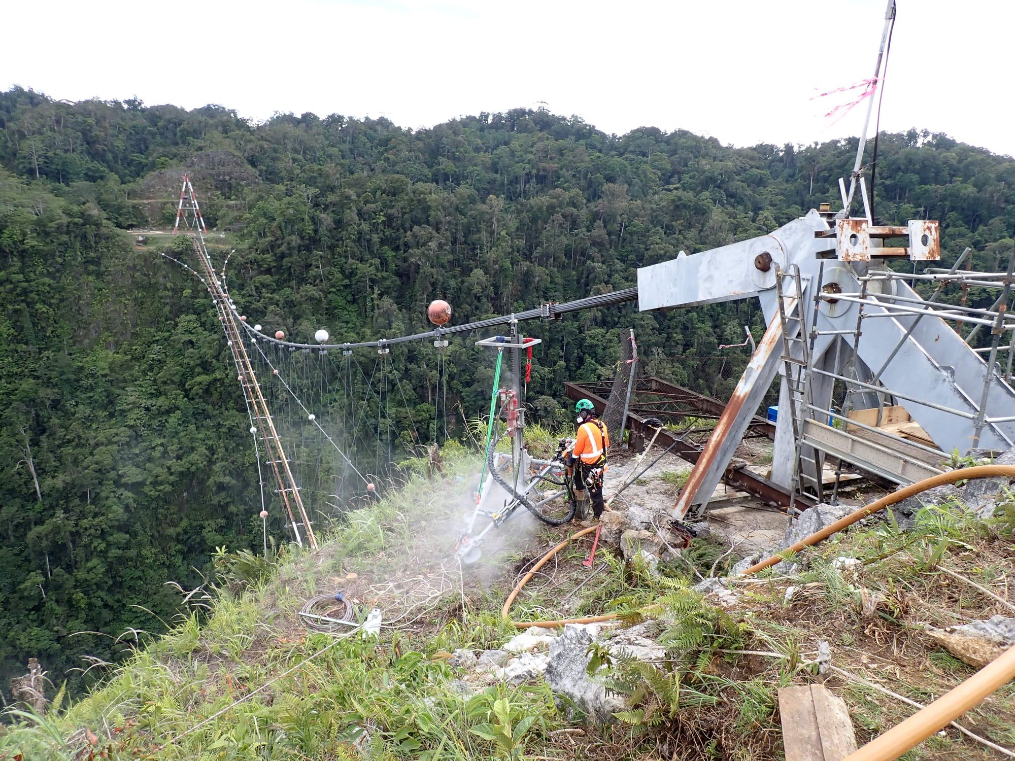 Hegigio Gorge Pipeline Bridge