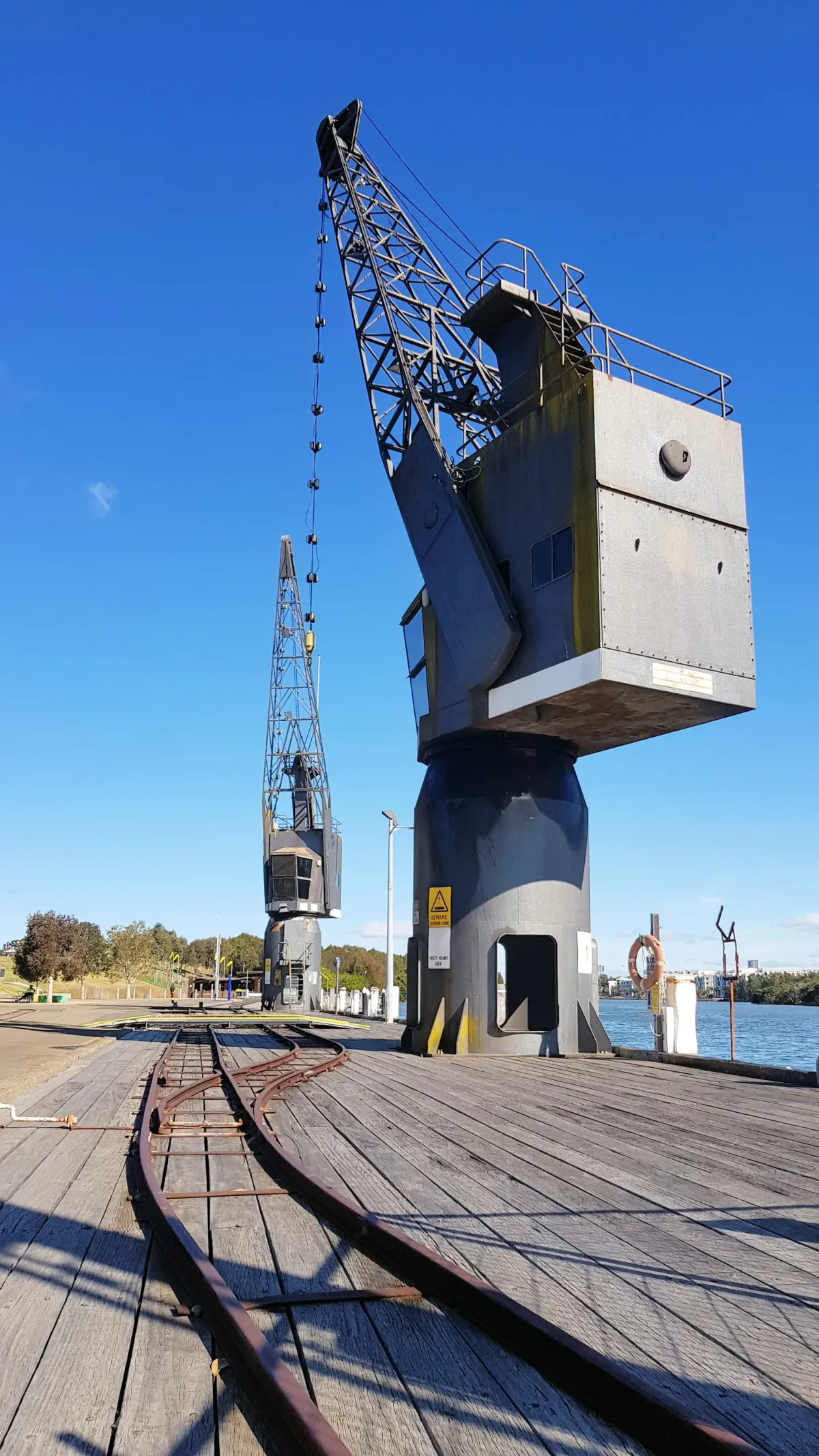 Cranes at Newington Armory