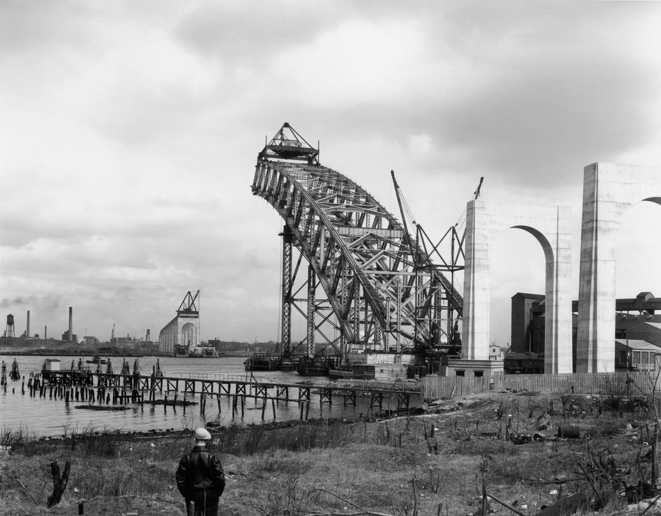 Bayonne Bridge construction